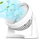 Compact Desk Fan – 3-Speed Air Circulator